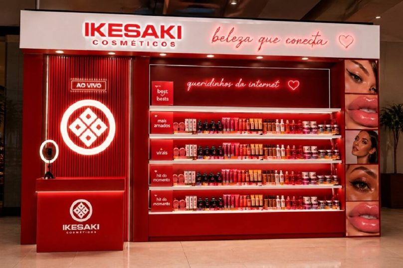 Ikesaki lança 1° hub live commerce de beleza em loja física