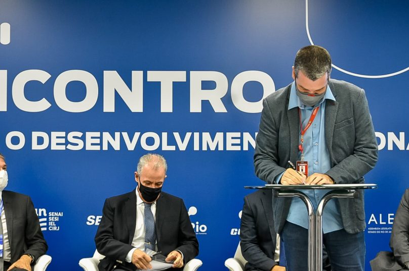 O secretário Igor Sardinha representou o prefeito, Fabiano Horta. | Foto: Antônio Fedele