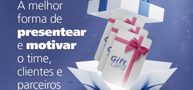 Giftcards são opções de presentes corporativos no fim de ano