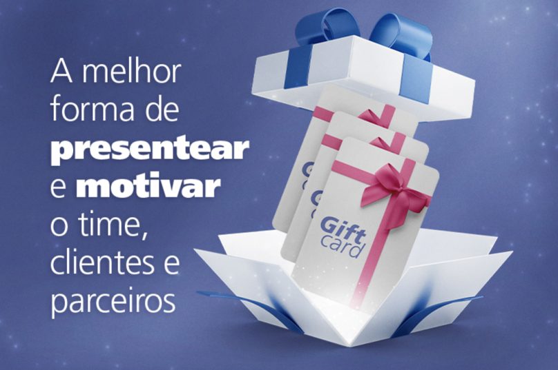 Giftcards são opções de presentes corporativos no fim de ano