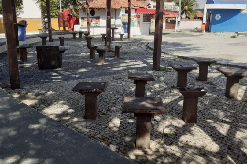 Moradores estão classificando a situação da Praça como descaso. | Imagem: Arquivo Pessoal | Reprodução