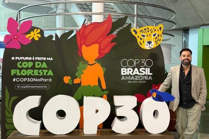 Brasileiro radicado nos EUA participa da COP30 na Amazônia