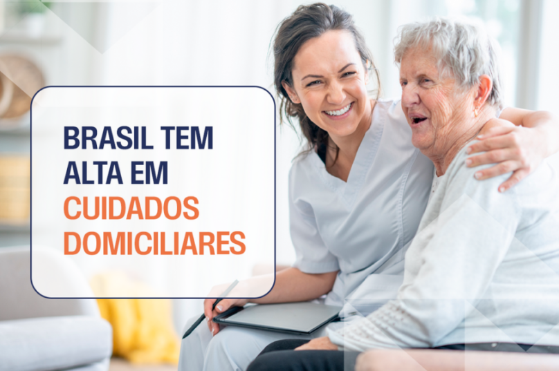 Brasil tem alta em cuidados domiciliares
