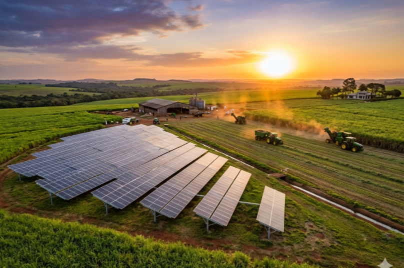 Energia solar transforma produtividade do agronegócio