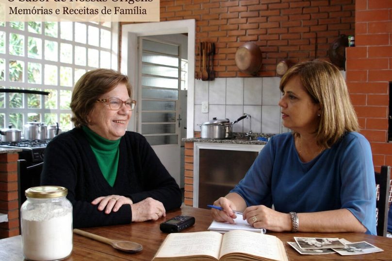 Projeto registra memórias familiares por meio de receitas e histórias