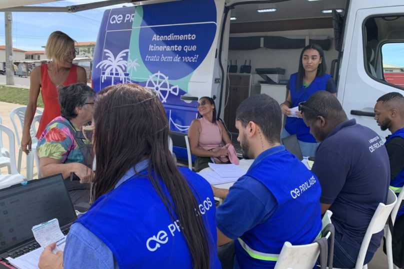 A empresa também está com a van de atendimento itinerante estacionada em locais da região de concessão / foto divulgação