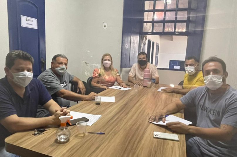 Primeira reunião dos membros da CPI da Covid-19. Foto: Reprodução/Câmara de Vereadores