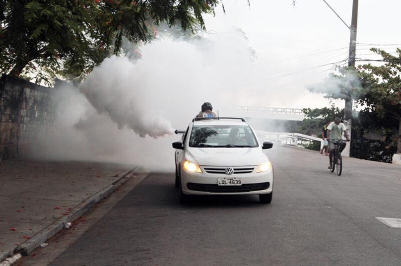 Ação CCZ Fumace no Centro Macaé/RJ. Foto :Ana Chaffin/Prefeitura de Macaé.