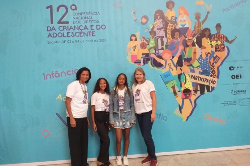 Adolescentes representam Rio das Ostras em Brasília. Foto- divulgação