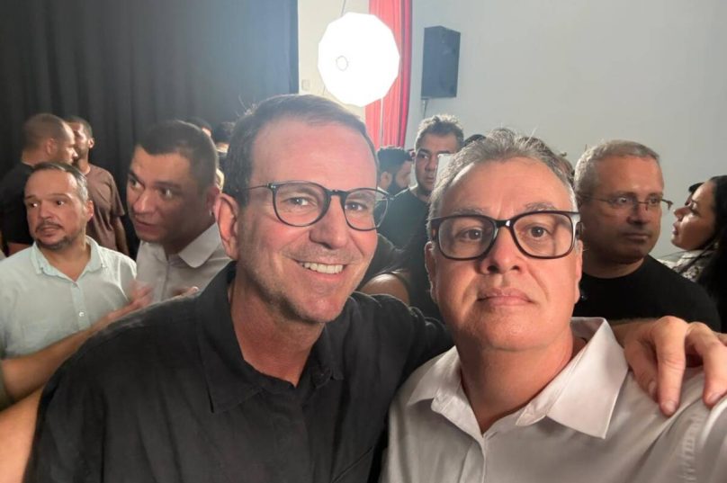 Anderson e Eduardo Paes