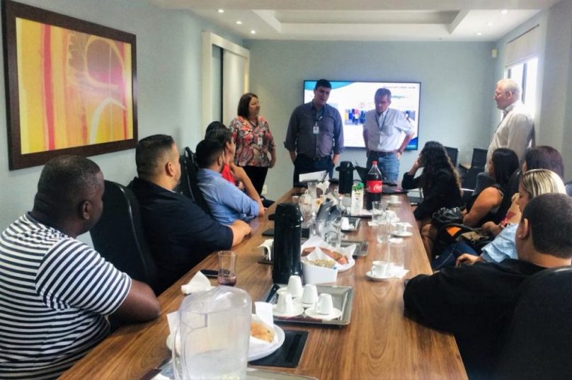 Apresentação para comitiva de Iguaba Grande