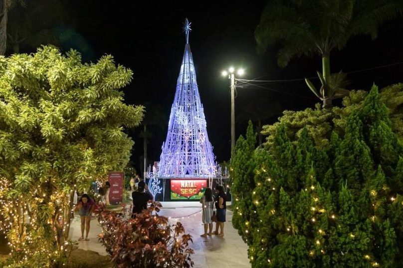 Árvore de Natal na Praça José Pereira Câmara será inaugurada no dia 20 de novembro. Foto Rui Porto Filho