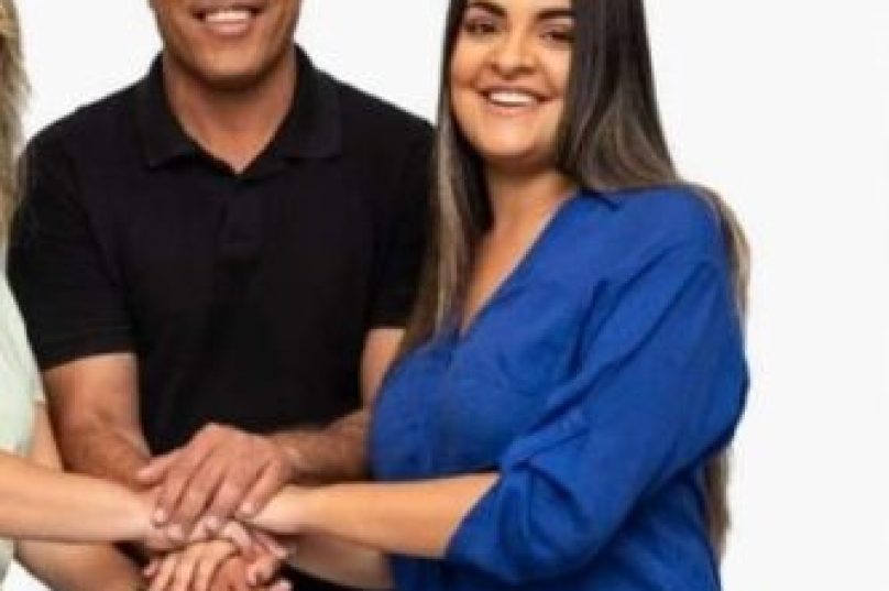 Leandro e Debora - recorte de foto divulgação da campanha