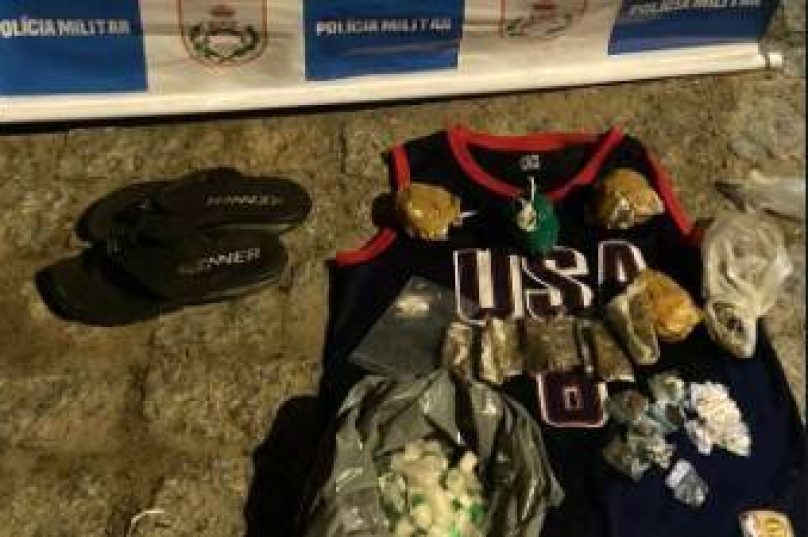 Em Búzios, duas grandes apreensões de drogas ocorreram no fim de semana / foto divulgação