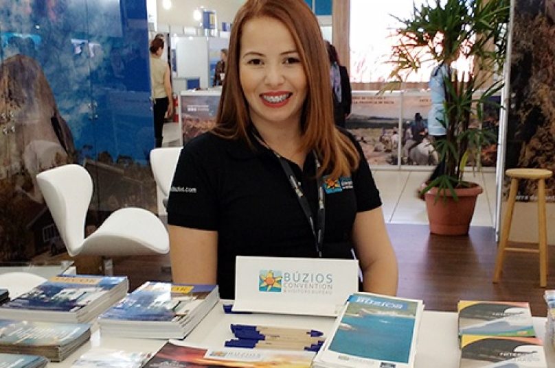 Em todas as feiras e eventos o Búzios Convention & Vistors Bureau divulga o destino e seu atrativos