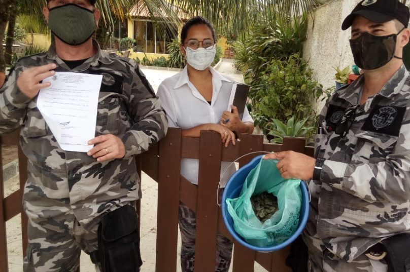 Camarão apreendido foi doado para asilo em São Pedro da Aldeia - Foto Comitê Lagos São João
