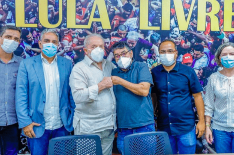Diretório fluminense do PT se reuniu com Lula e Gleisi. Estava presente também o prefeito de Maricá Fabiano Horta. Foto: Reprodução
