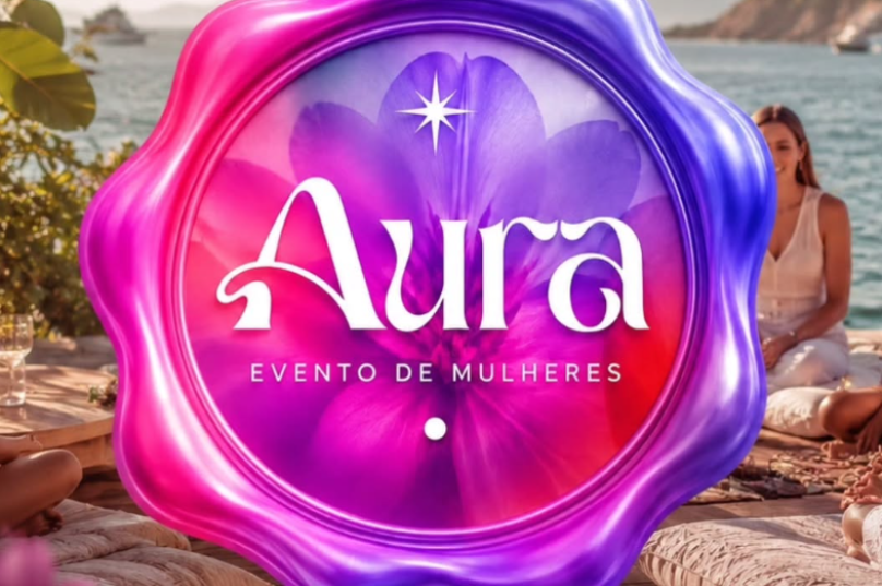 Mulheres participam de experiência de wellness e conexão no Aura, evento realizado em Búzios.