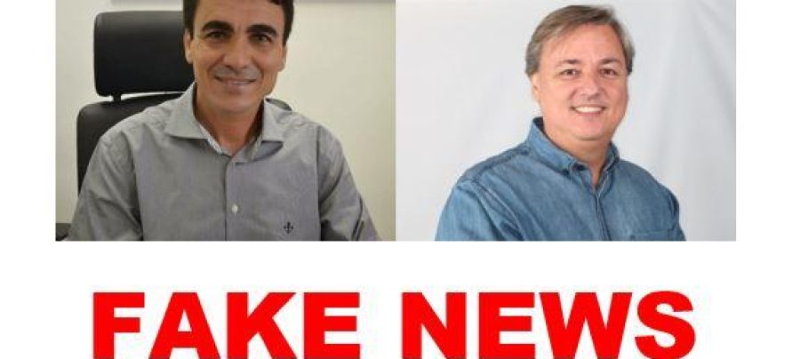 Mirinho Braga e Alexandre Martins, alvos de fake news.