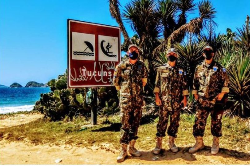 Operação na Praia de Tucuns. Imagem: Reprodução/ Prefeitura de Búzios