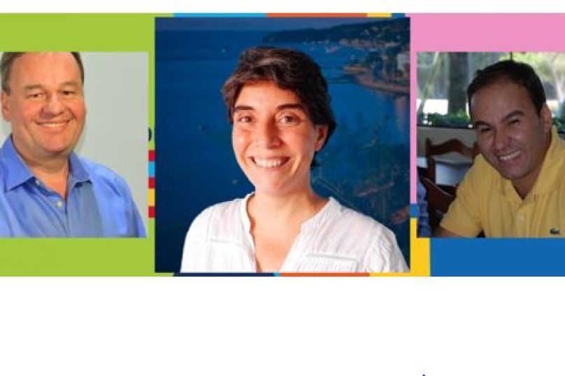 Thomas Weber (DEM) , Kiki Reis (PRTB) e Cristiano Marques (DEM). Imagem: Reprodução/ Redes sociais