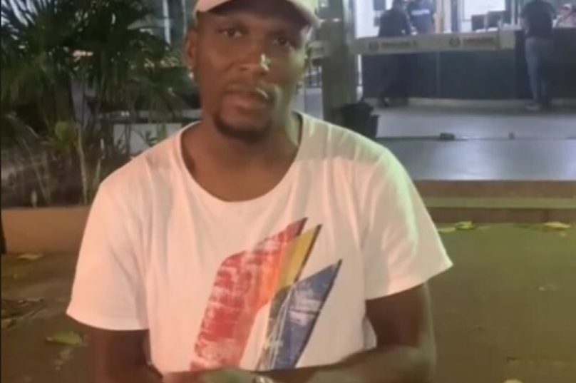 Carlos Andre é jogador do Búzios e afirma que foi vítima de racismo durante jogo em Campos  - reprodução