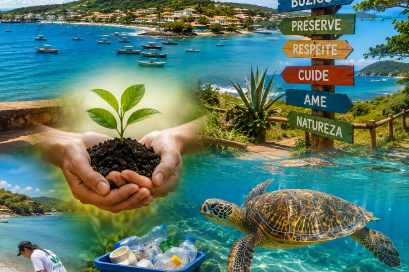 Búzios realiza programação ambiental com oficinas, visitas e ações de preservação durante junho / Crédito da Imagem: Inteligência Artificial