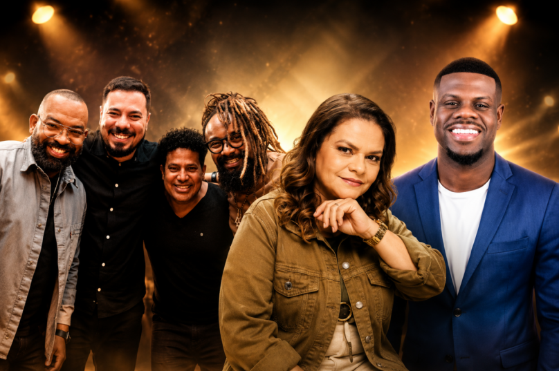 Semana Gospel reúne atrações nacionais e artistas locais na Praça Tia Uia, na Rasa, em Búzios I Crédito da Imagem: IA