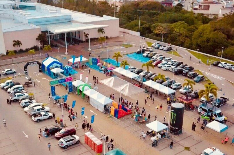 Evento será na área do estacionamento do centro comercial. Imagem: Park Lagos | Divulgação