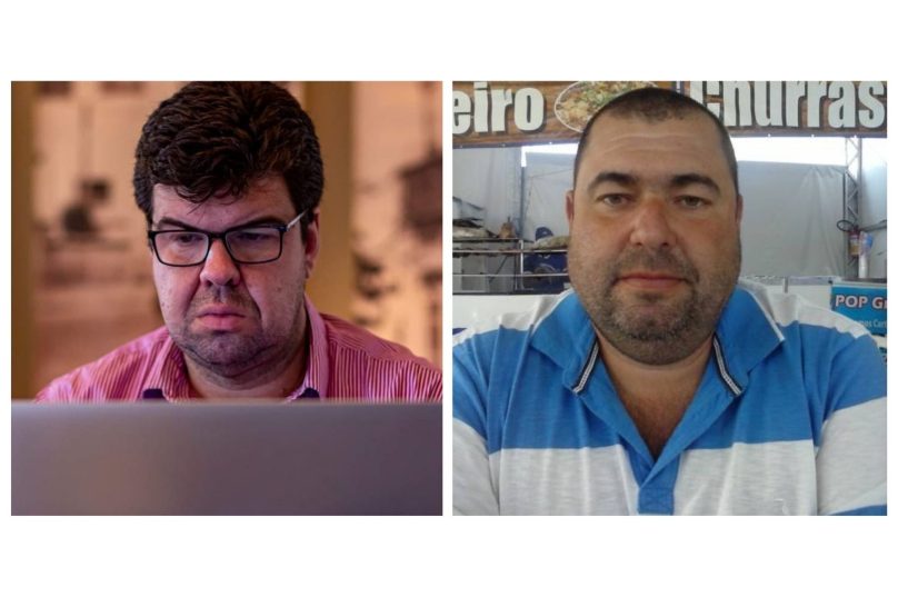 Prefeito de Macaé, Welberth Rezende (à esquerda) e Márcio Porto de Rezende, ex-secretário municipal de Infraestrutura (à direita). Imagens: Redes Sociais | Reprodução