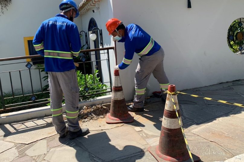 Em menos de uma semana, dois restaurantes são flagrados com ligaões clandestinas em Búzios. | Imagem: Prolagos | Divulgação