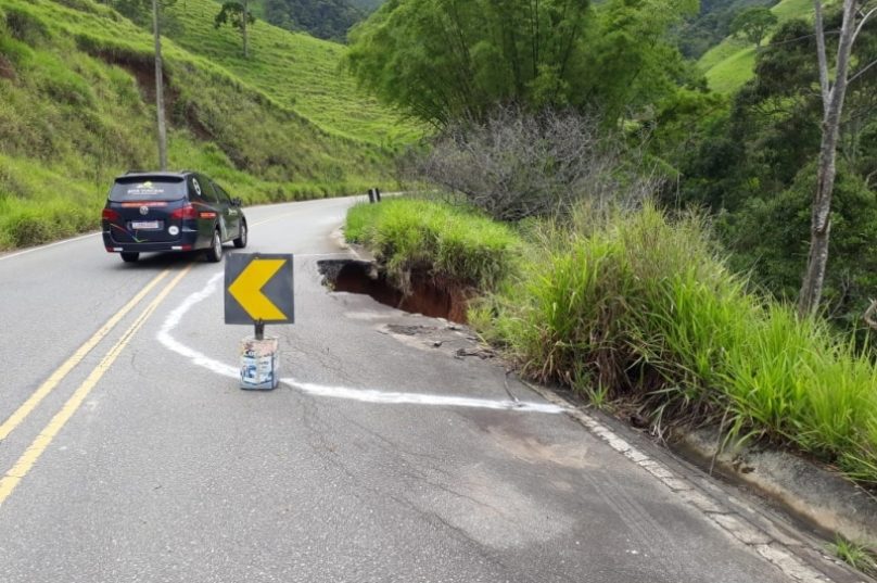 A estrada Serra-Mar, que liga a BR 101 a Nova Friburgo, precisa de obras de manutenção. Foto de arquivo dde Ernesto Galiotto