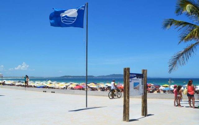 Contêiner instagramável ficará localizado ao lado da Bandeira Azul, na Praia do Peró/ Cabo Frio. Imagem: Reprodução