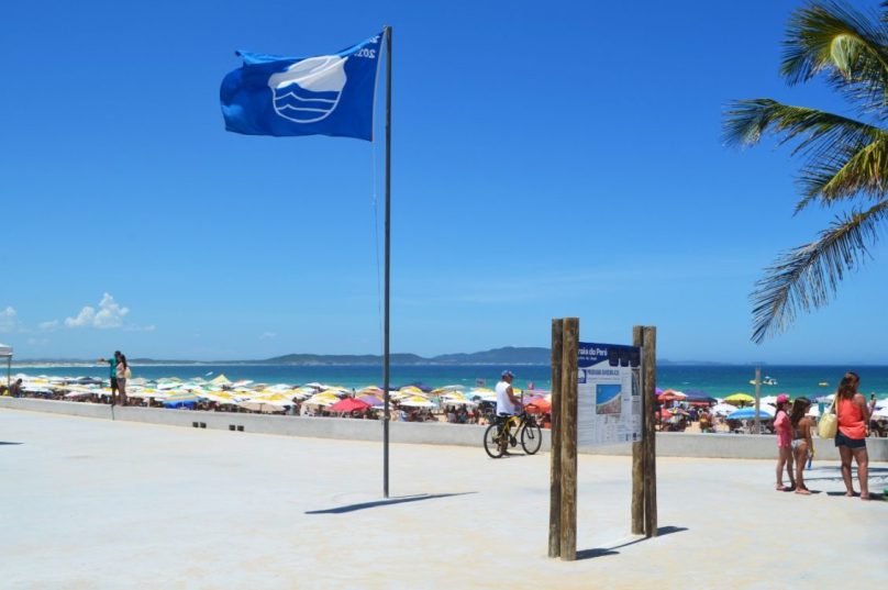 Contêiner instagramável ficará localizado ao lado da Bandeira Azul, na Praia do Peró/ Cabo Frio. Imagem: Reprodução