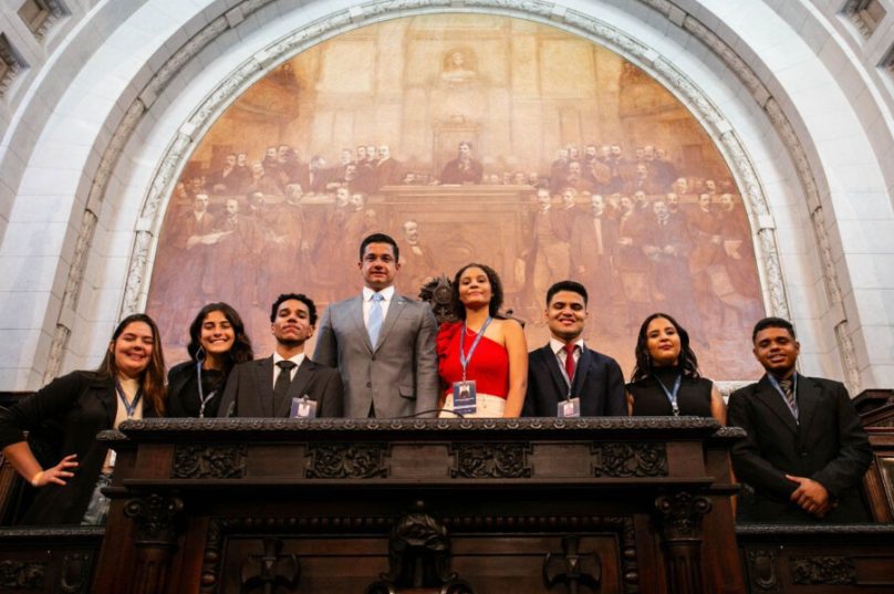 Foto Octacílio Barbosa parlamento juvenil alerj