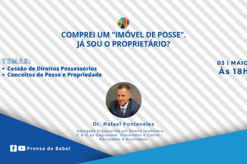 A live será transmitida na página do Facebook e YouTube da Prensa. Arte Prensa