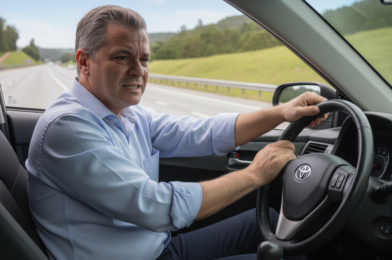 câmbio automático Toyota com trancos