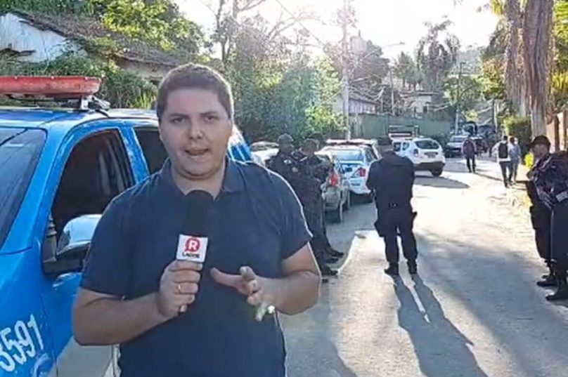 Glauber  continuou gravando conteúdo após a agressão, mas teve medo de continuar transmitindo ao vivo - Reprodução