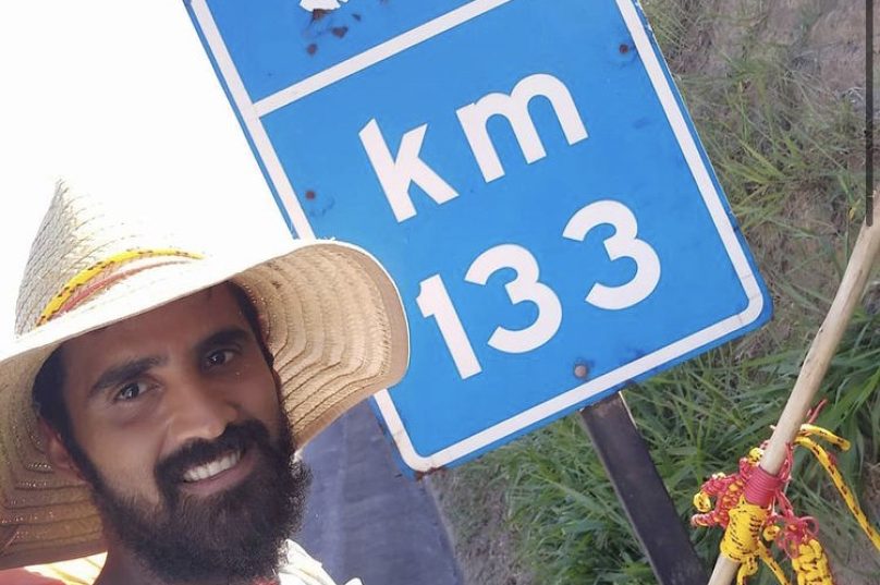 Natural de Salvador, Marco andou 1.500km para chegar à Macaé. Imagem: Reprodução/ Rede Social