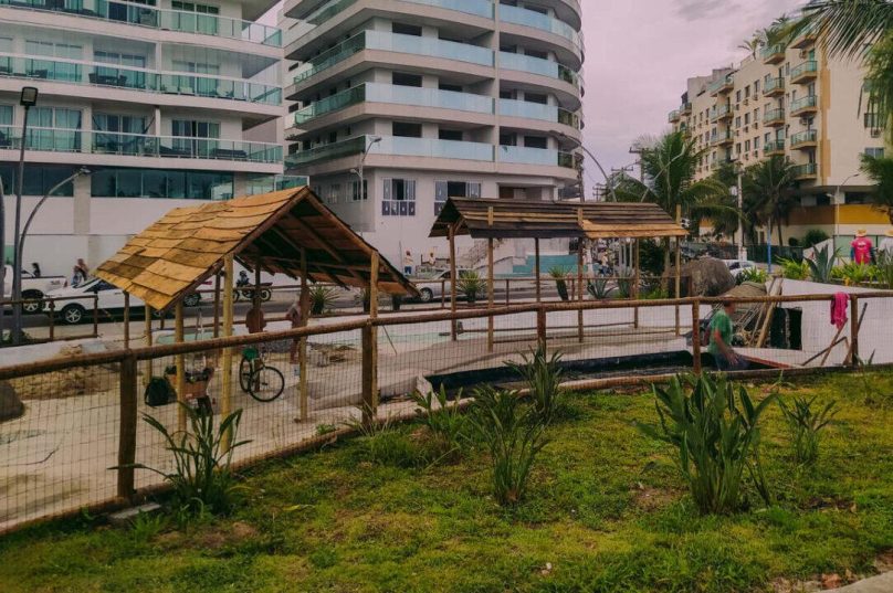 Praça das Águas recebe espaço infantil. | Imagem: Prefeitura de Cabo Frio