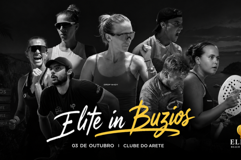 ELITE Experience reúne competições e clínicas de beach tennis de 2 a 4 de outubro no Aretê Búzios. Foto: Divulgação.