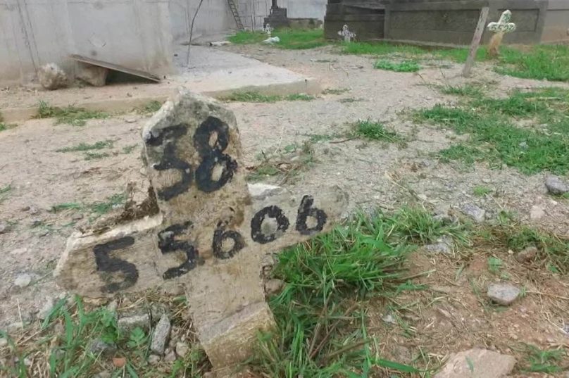 Local de sepultamento do jovem de 25 anos - Foto reprodução