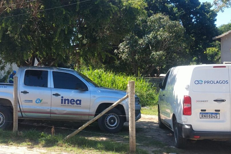 A operação foi realizada após a Prolagos ter recebido uma denúncia anônima. Foto divulgação
