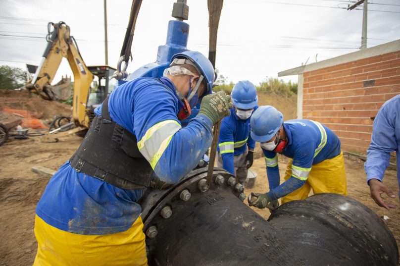 Interligação de adutoras vai melhorar o abastecimento durante a alta temporada. Imagem: Divulgação | Prolagos