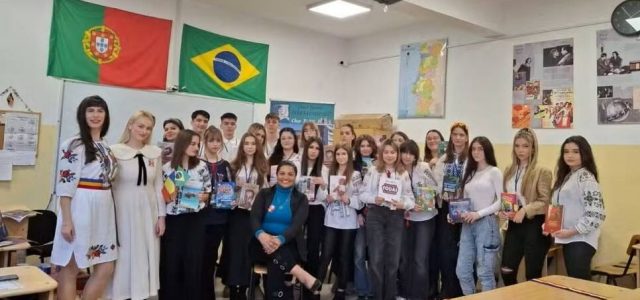 Izabelle foi convidada pela Embaixada do Brasil, em parceria com o Museu da Literatura de Bucareste / foto divulgação