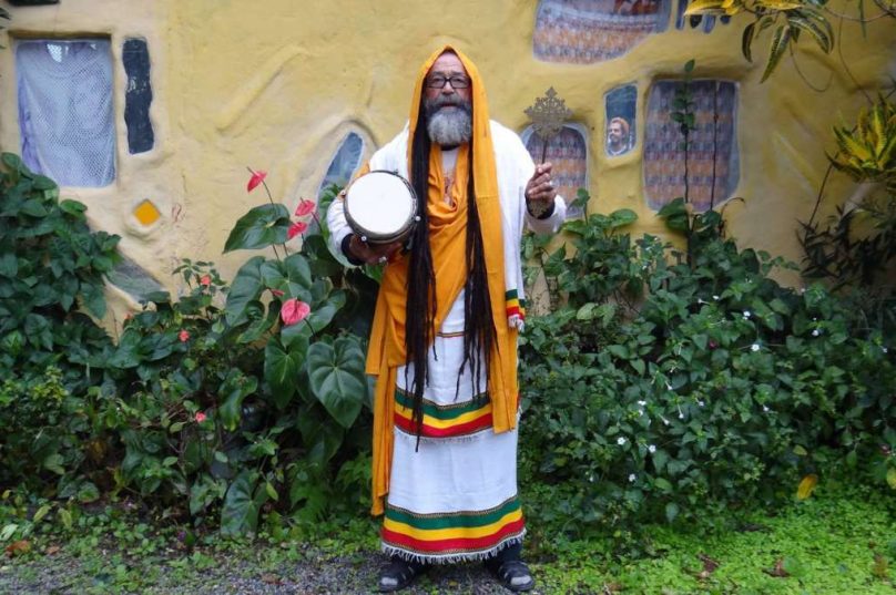 Jorge Makandal, ou Ras Makandal, era um dos lideres espirituais da religião nascida na Jamaica e que tem Bob Marley como um de seus mais famosos adeptos.  Foto Arquivo pessoal