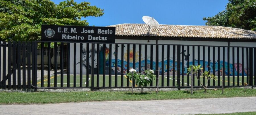 A Escola José Bento fica localizada em Manguinhos. Imagem I Reprodução Prefeitura