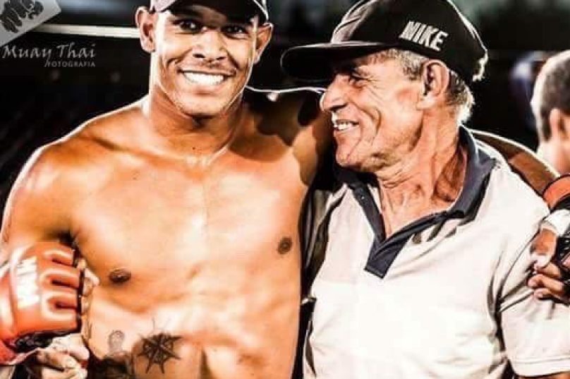Junior Marques com o pai, Ednaldo Marques, seu maior incentivador
