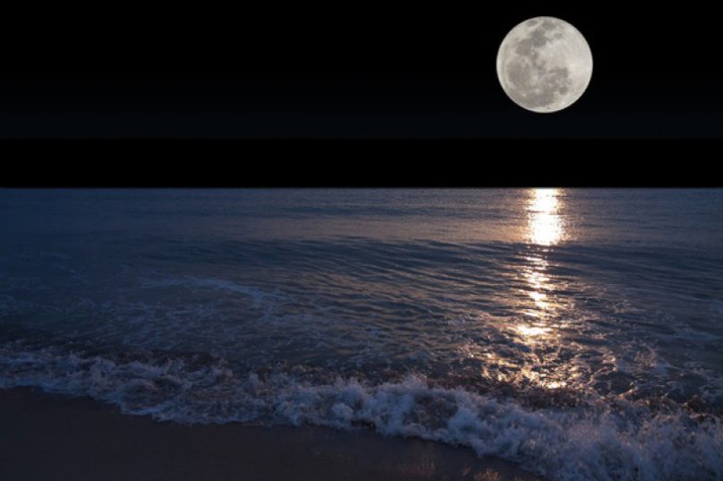 Lua Cheia na Praia Brava Sylk Beach