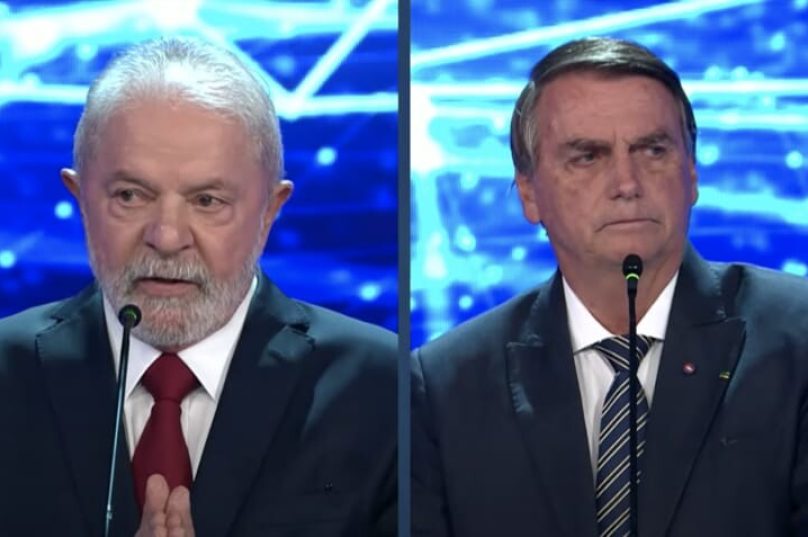 Lula e Bolsonaro Reprodução/ Band